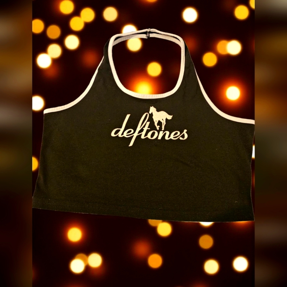 Deftones White Pony Glitter Halter